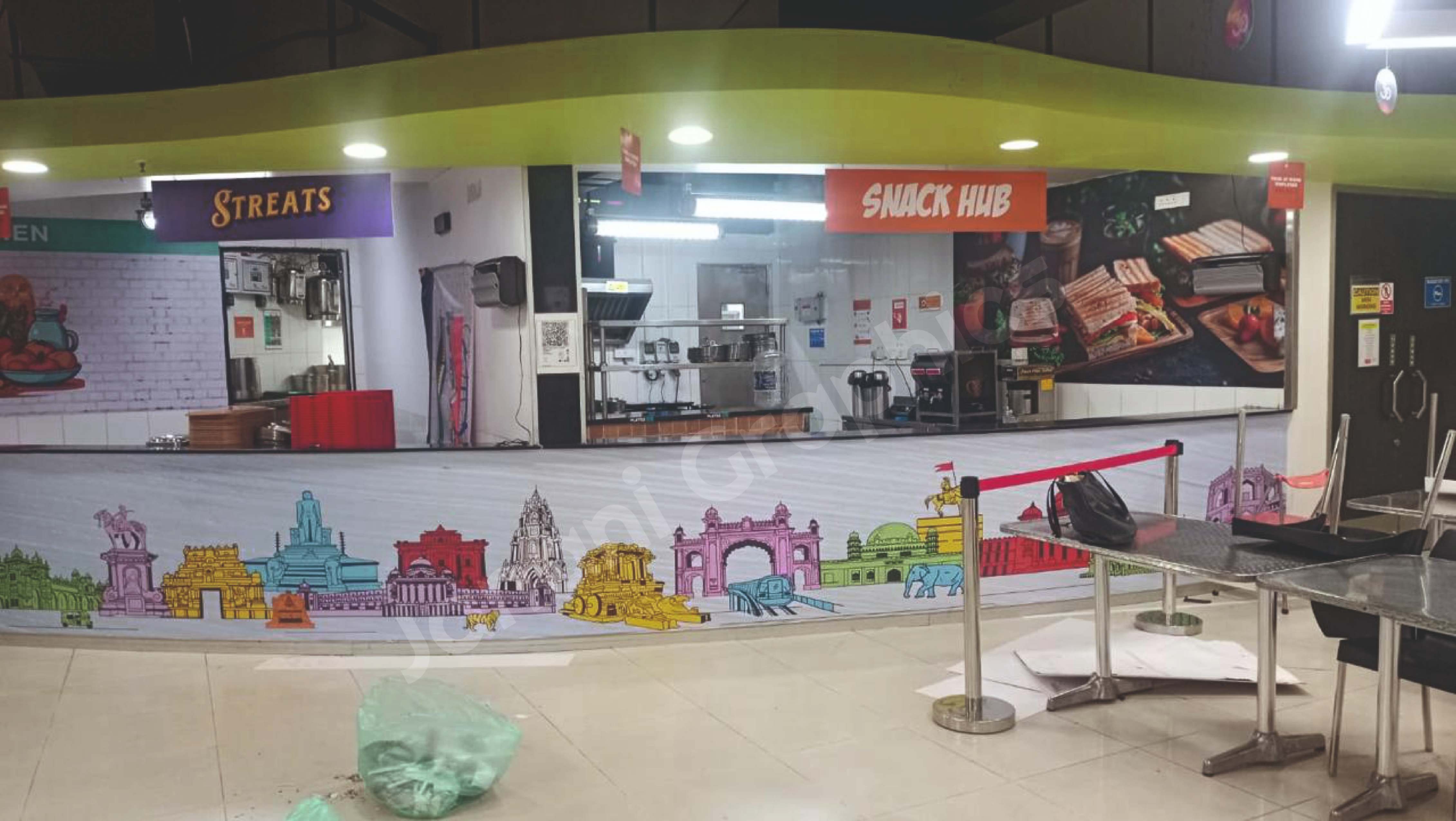 New cafe Launch - Counter Branding 